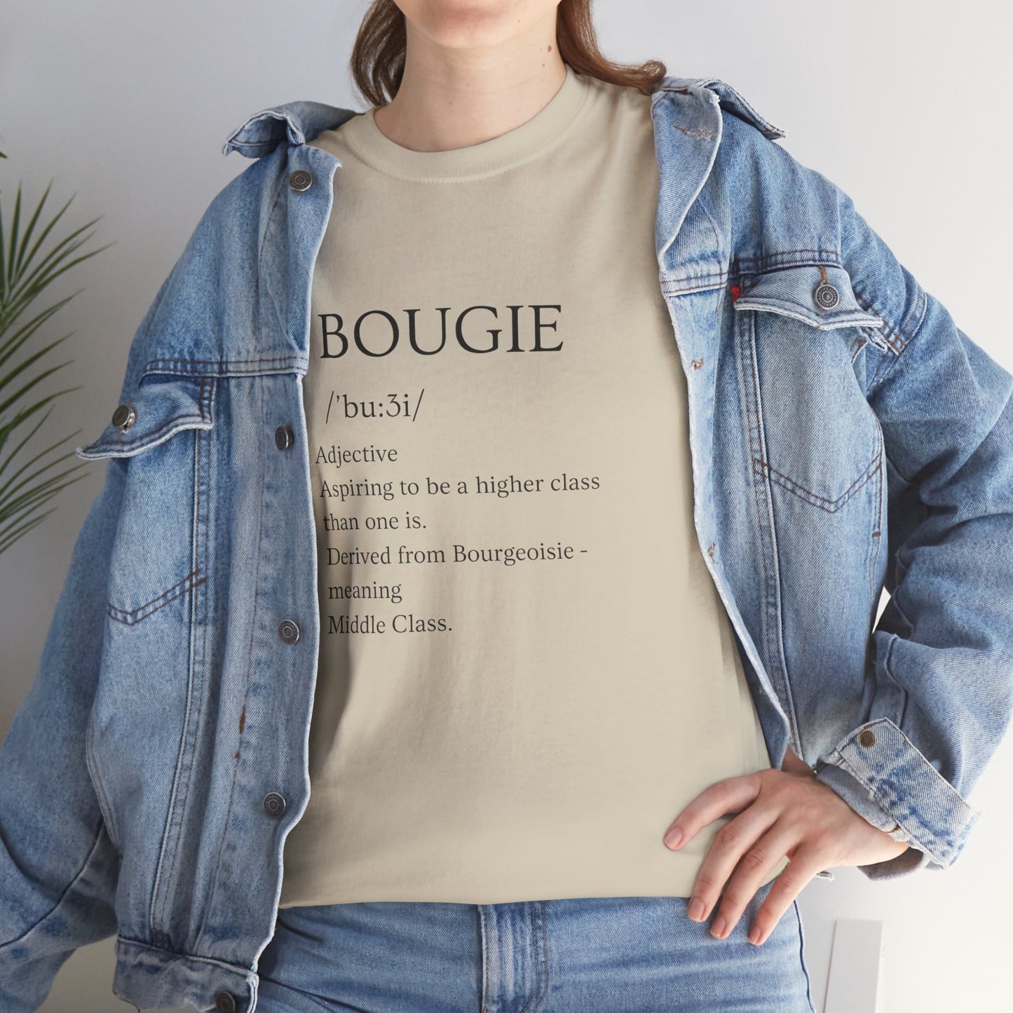 Bougie Definition Unisex Heavy Cotton Tee - Stylish Definition T-Shirt